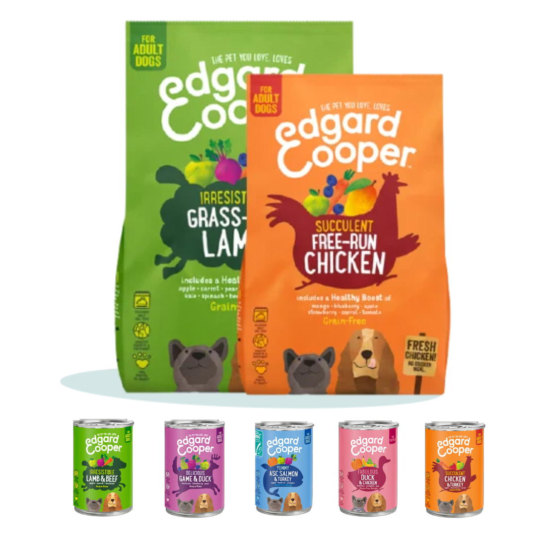 Dog Shop in Balham, close to Clapham, Wandsworth, Streatham, Brixton, Furzedown. We have amazing brands like Edgard & Cooper dog and puppy food in both wet tins and dry kibble. Chicken, Venison, Lamb, Salmon, Beef. Healthy and nutritious.
