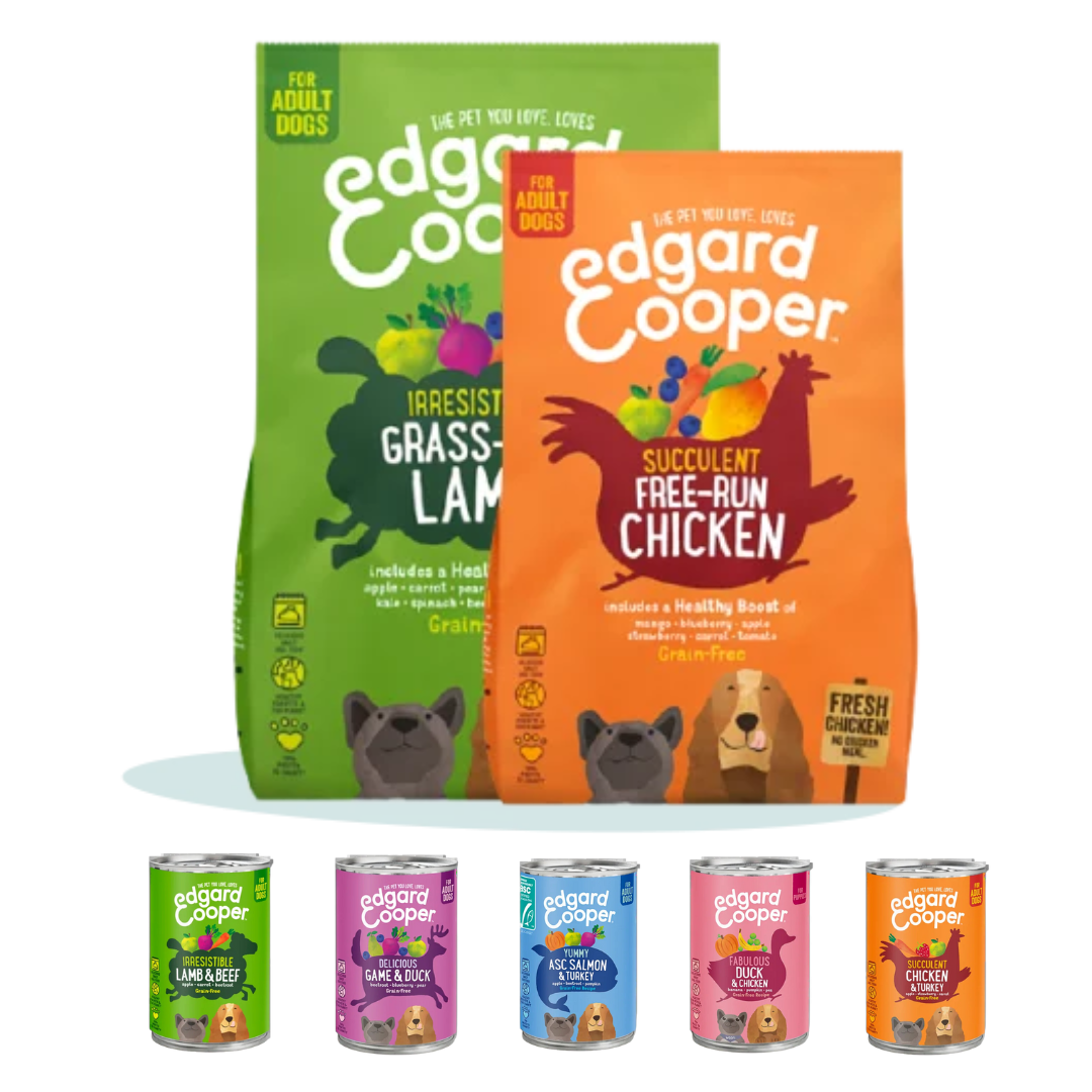 Dog Shop in Balham, close to Clapham, Wandsworth, Streatham, Brixton, Furzedown. We have amazing brands like Edgard & Cooper dog and puppy food in both wet tins and dry kibble. Chicken, Venison, Lamb, Salmon, Beef. Healthy and nutritious. 
